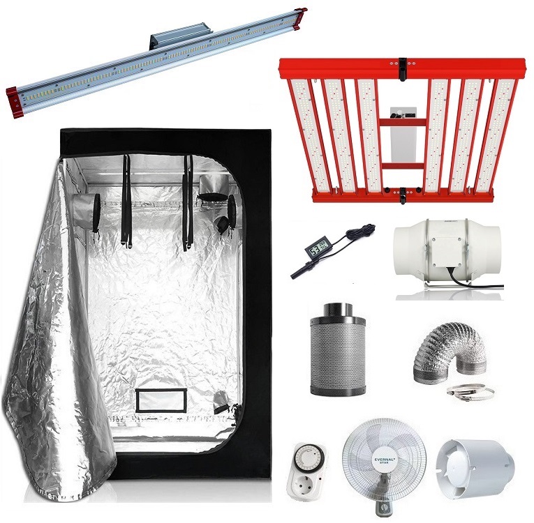 Kit Armario 120x120 LED SMD 320W + BARRA LED SMD 150W